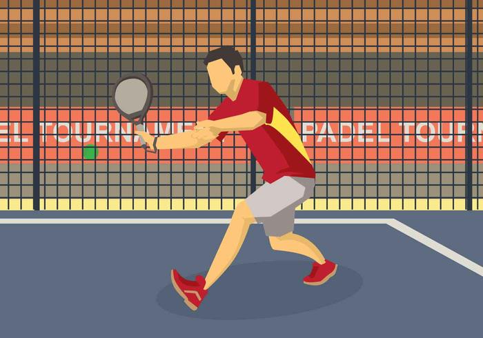 Padel Illustrazione semplice