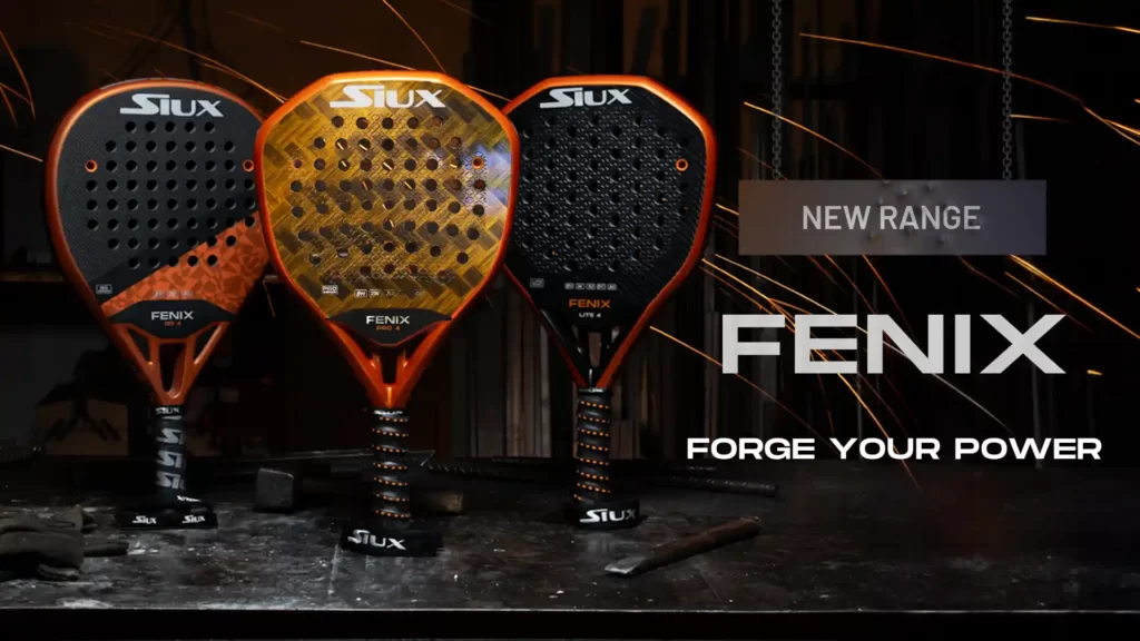 Siux Fenix 2024 la nuova gamma di racchette da padel rivoluzionaria